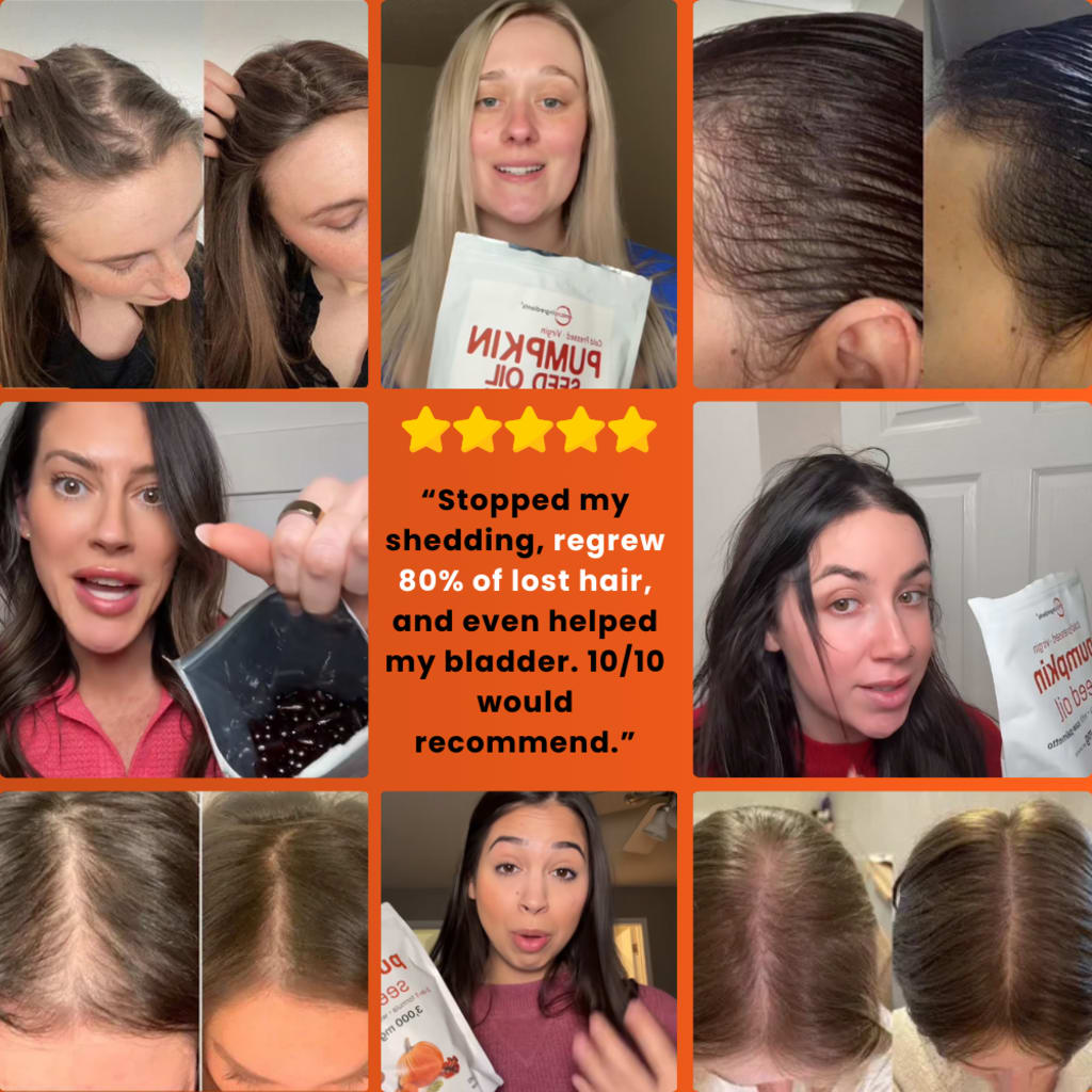 TrueHerb Pumpkin Seed Oil + Saw Palmetto Capsules